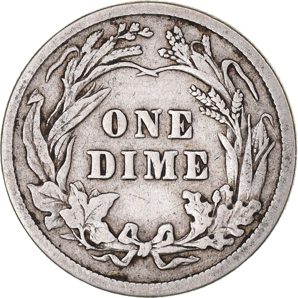 미국 | 1 다임 동전 | 바버 다임 | KM:113 | 1892 - 1916