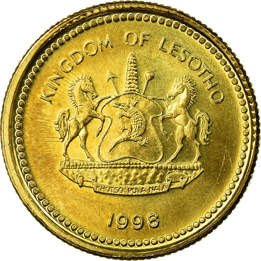 Lesotho | 10 Lisente Coin | Angora goat | Km:63 | 1998 - 2023