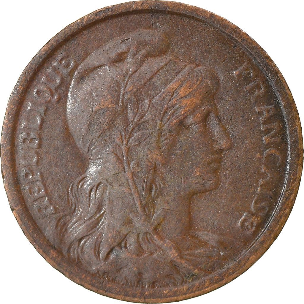 French 1 Centime Coin | Third Republic | KM840 | France | 1898 - 1920