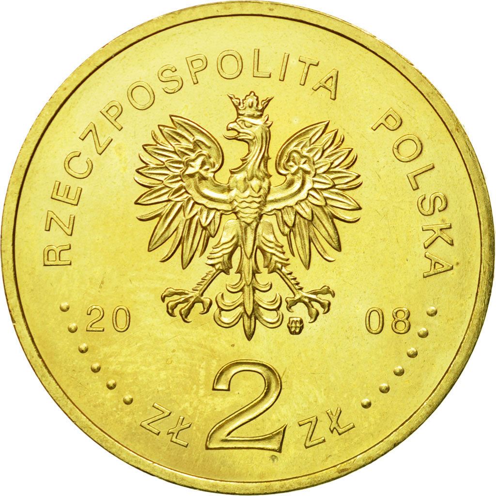 Poland | 2 Zlotys Coin | Settlement in North America | Y:659 | 2008