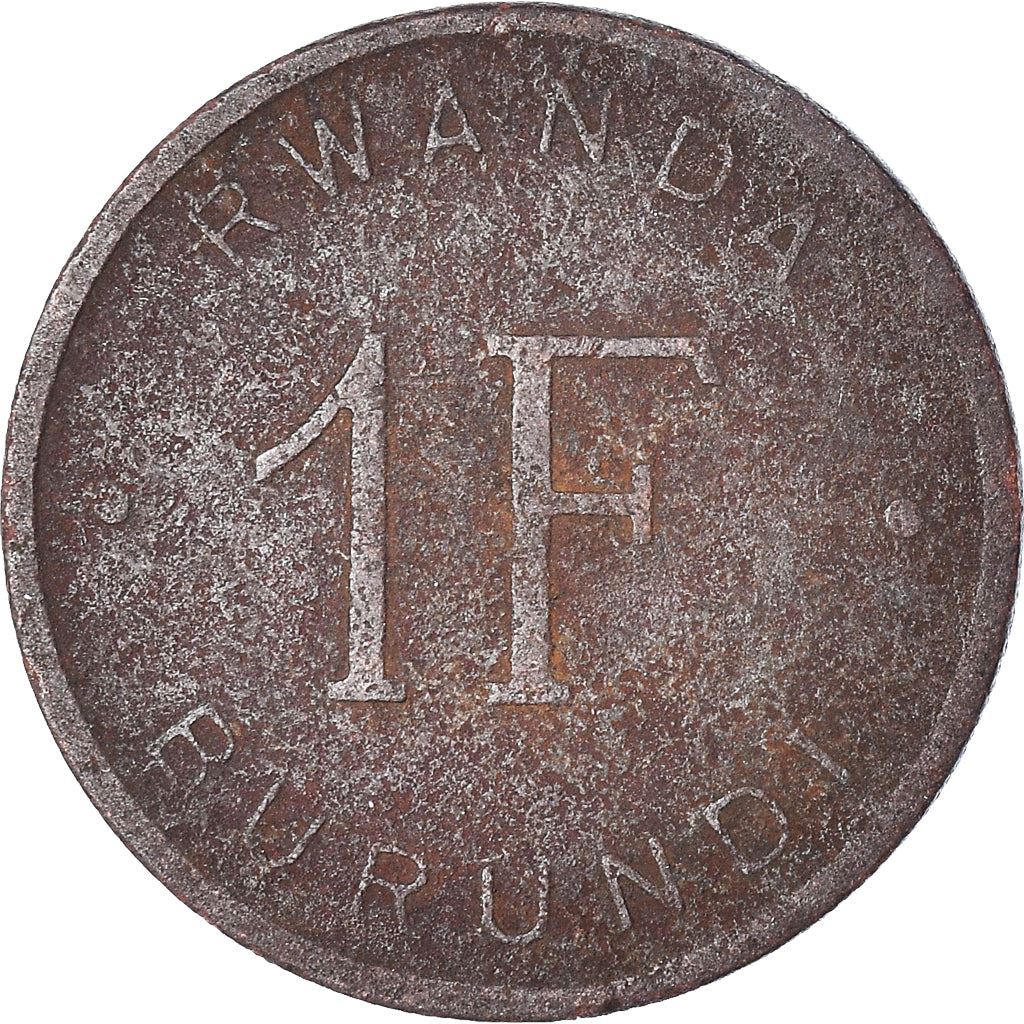 Rwanda-Burundi | 1 Franc Coin | Lion | Km:1 | 1960 - 1964