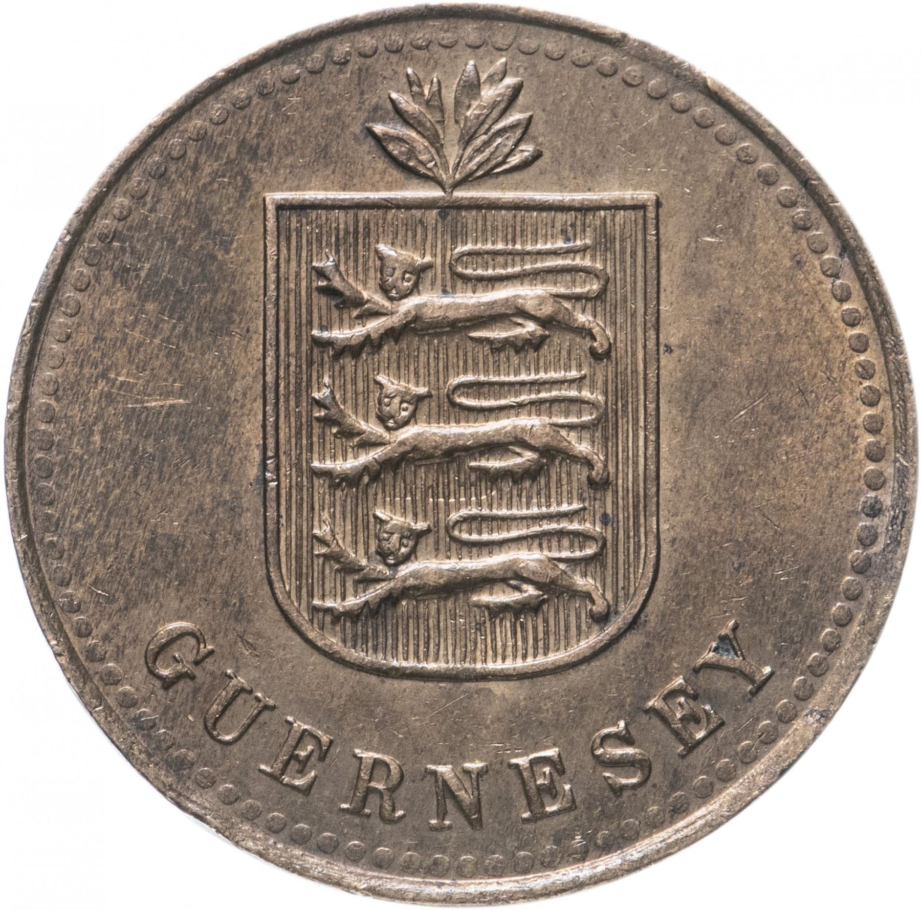 Pièce de 4 Doubles de Guernesey | KM13 | 1914 - 1949