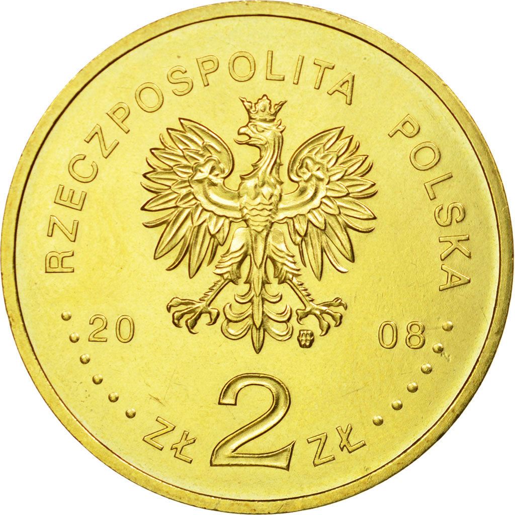 Poland | 2 Zlotys Coin | Settlement in North America | Y:659 | 2008