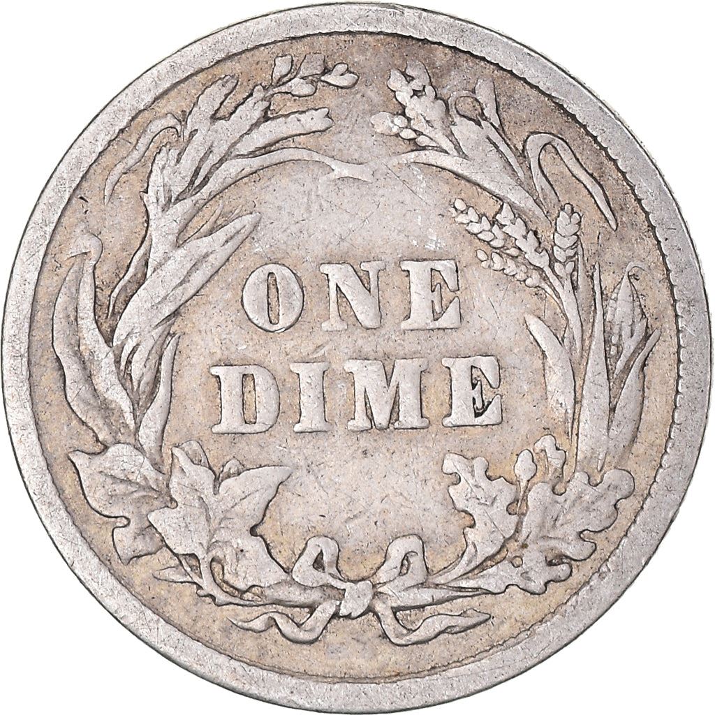 미국 | 1 다임 동전 | 바버 다임 | KM:113 | 1892 - 1916