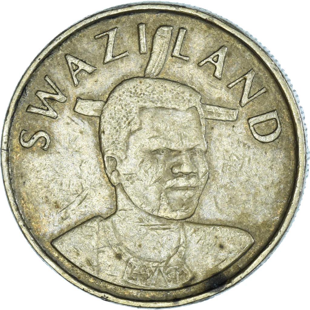 Eswatini 1 Lilangeni Coin | King Mswati III | Ntfombi of Eswatini | KM45 | 1995 - 2009