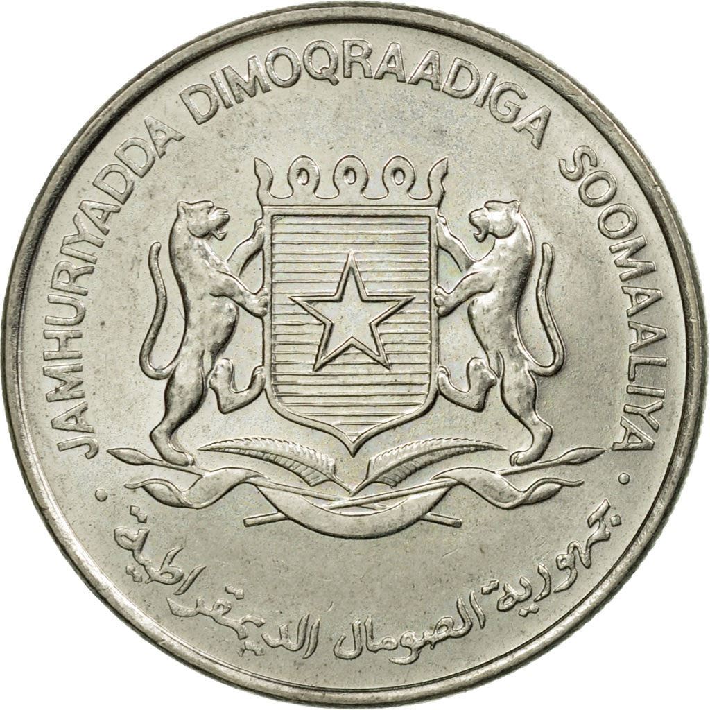 Somalia | 50 Senti Coin | FAO | Corn | Banana | Orange | Grain | Km:26 | 1976