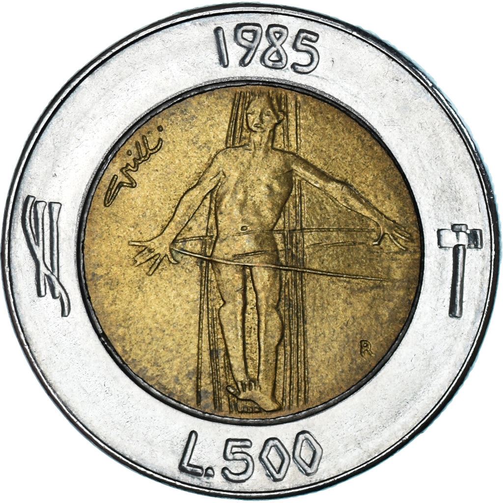 San Marino | 500 Lire Coin | Redemption from drugs | Km:181 | 1985