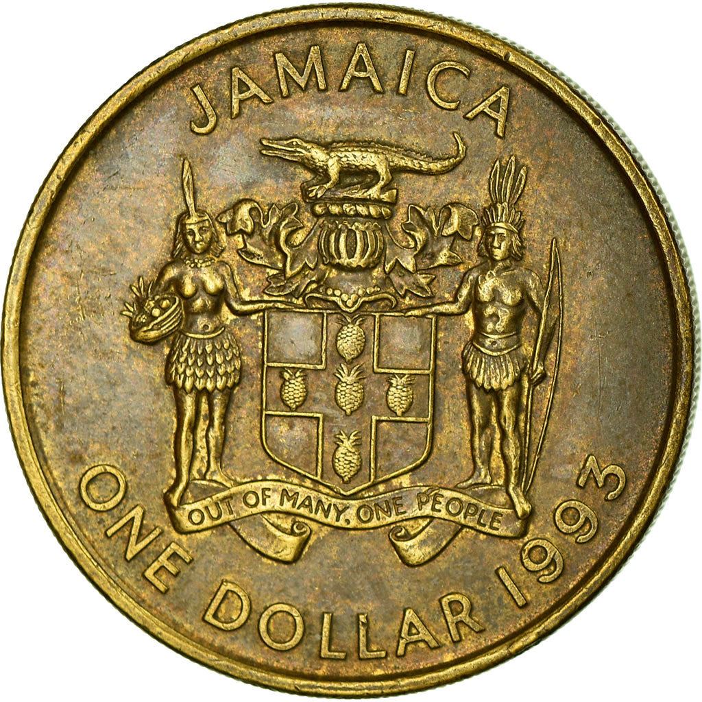 Jamaica 1 Dollar Coin | Sir Alexander Bustamante | KM145a | 1993 - 1994