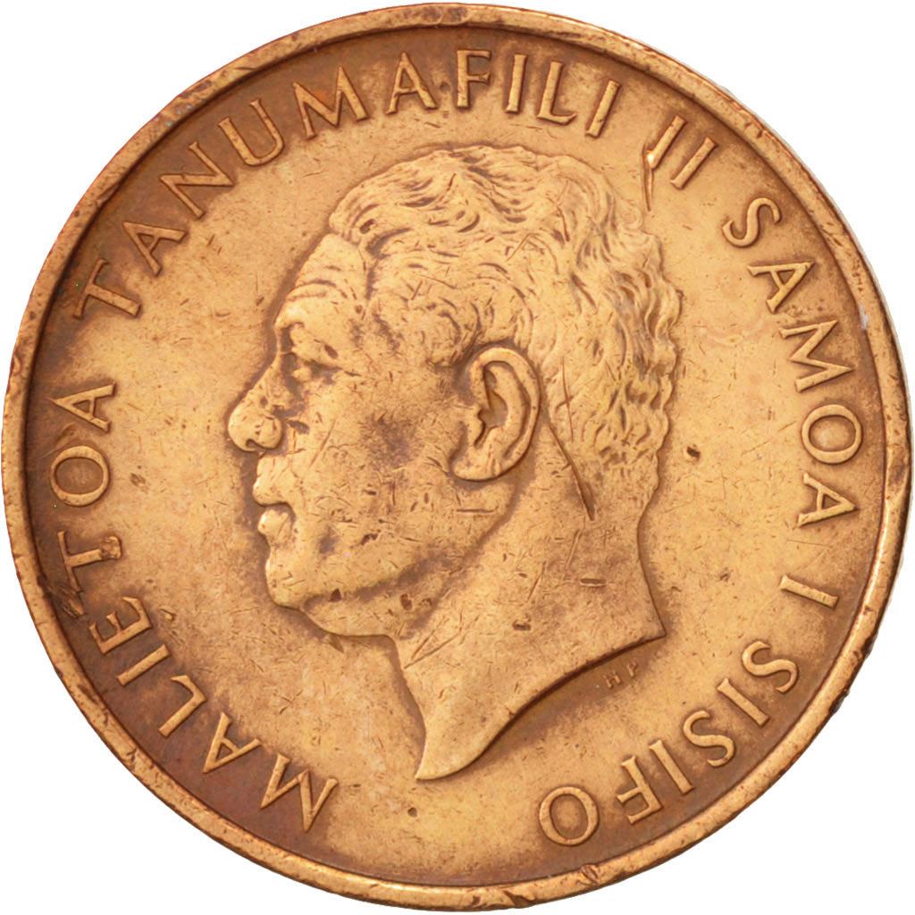 Samoa | 2 Sene Coin | Malietoa Tanumafili II | Crux Constellation | Km:2 | 1967