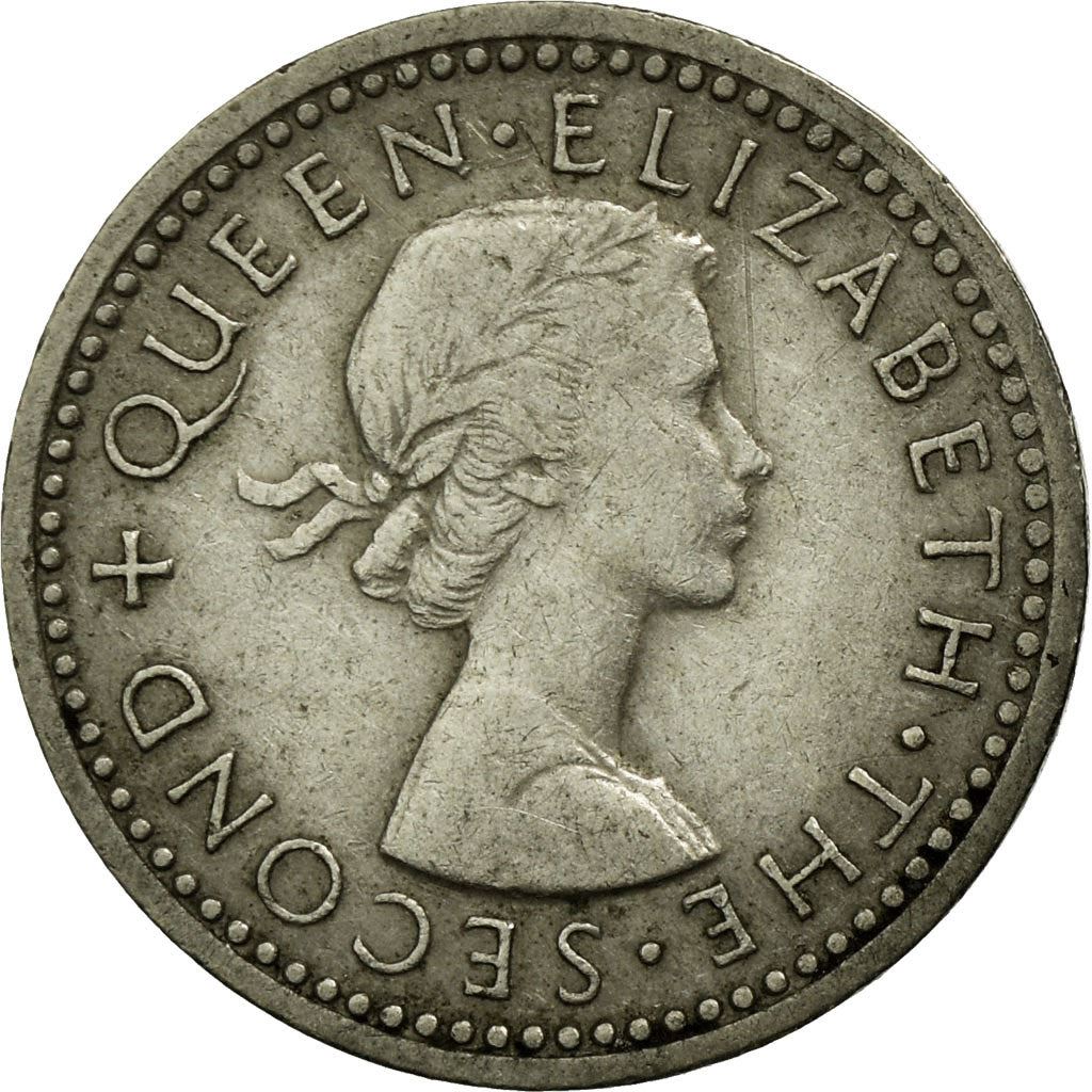 Rhodesia and Nyasaland | 3 Pence Coin | Elizabeth II | Flame Lily | Km:3 | 1955 - 1964