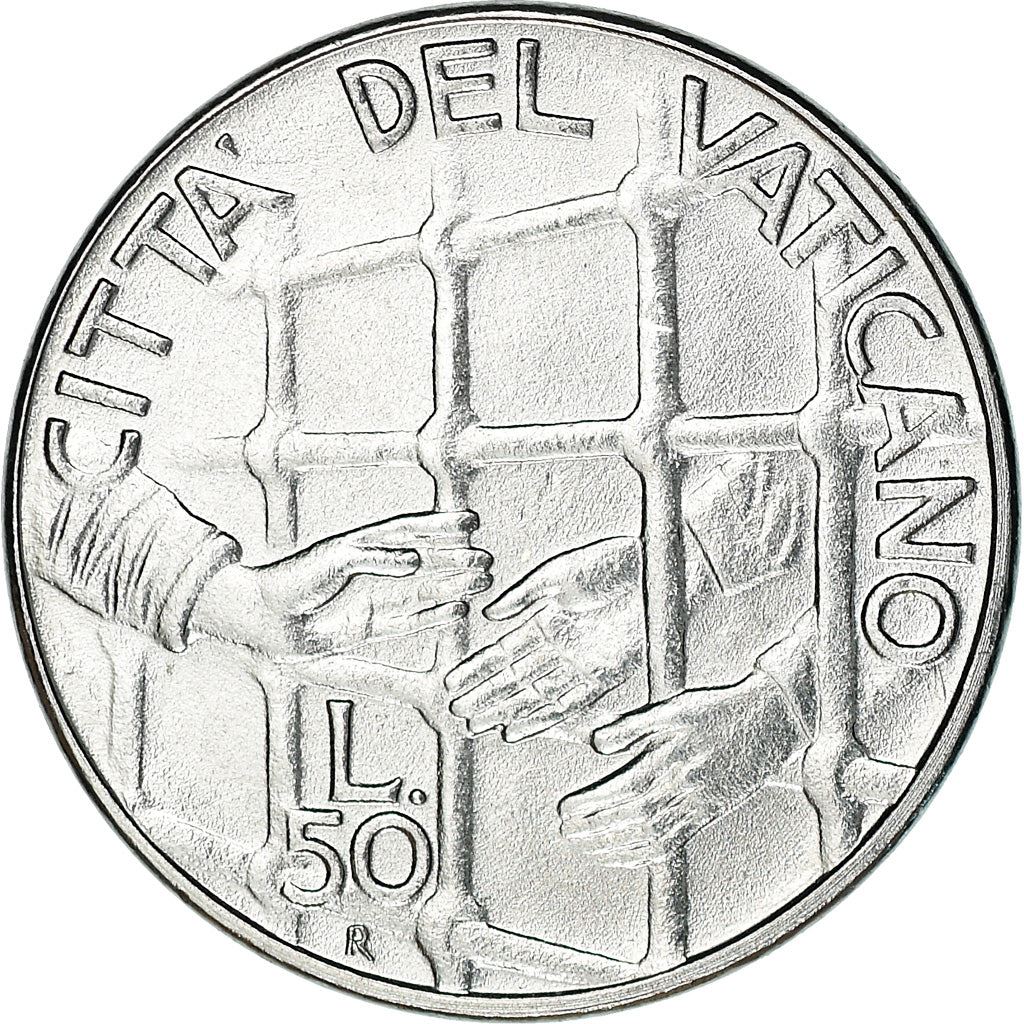 Vatican City | 50 Lire Coin | John Paul II | Km:254 | 1994