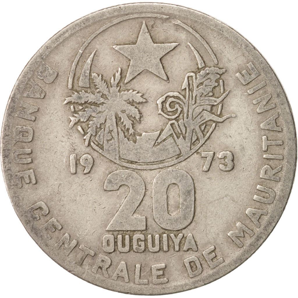 Mauritania | 20 Ouguiya Coin | Coat of Arms | Km:5 | 1973 - 2003