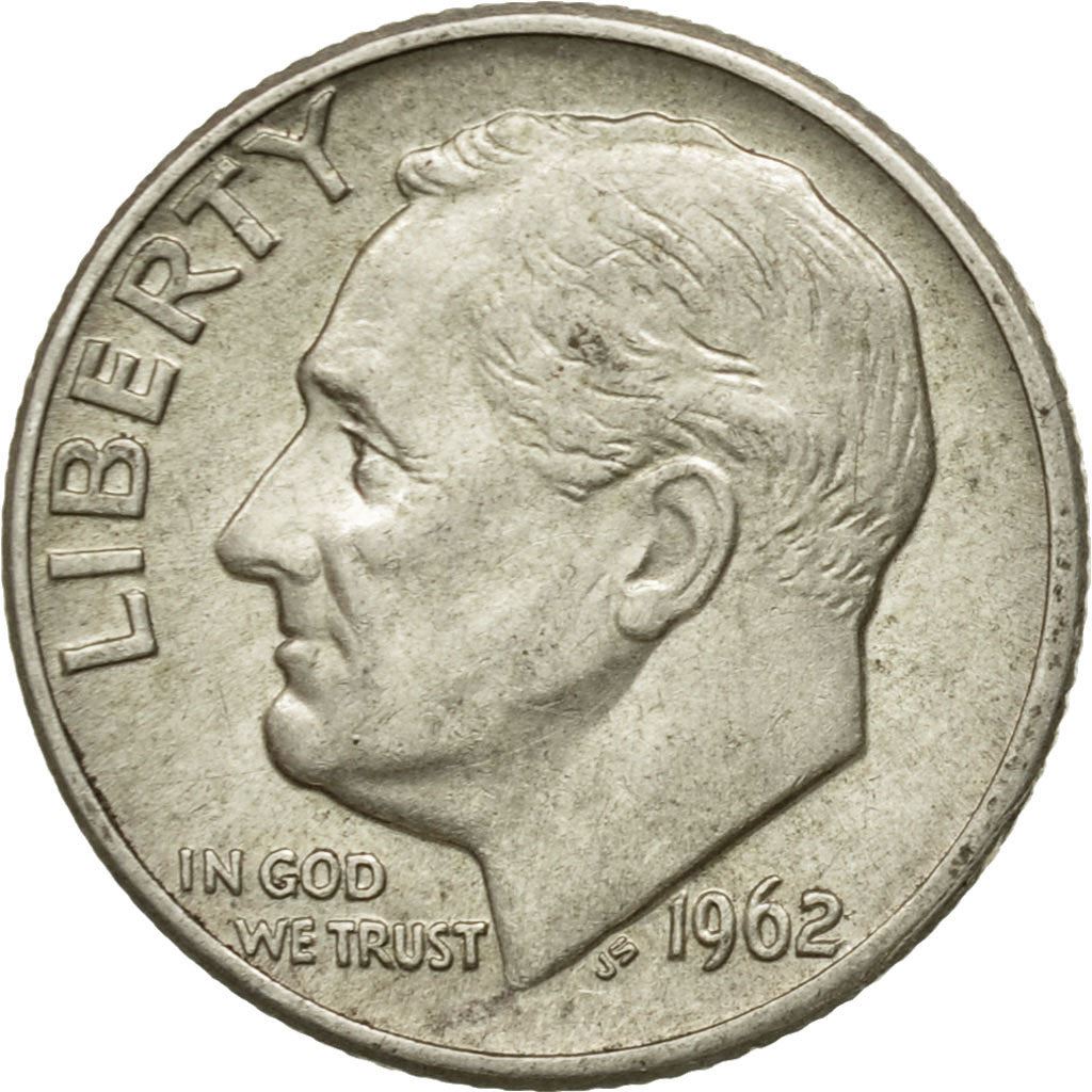 Vereinigte Staaten | 1 Dime Münze | Franklin D. Roosevelt | KM:195 | 1946 - 1964