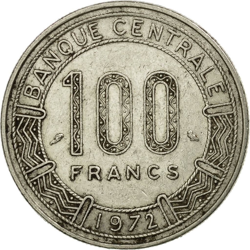 Republic of The Congo | 100 Francs Cfa Coin | Giant Elands | Km:1 | 1971 - 1972