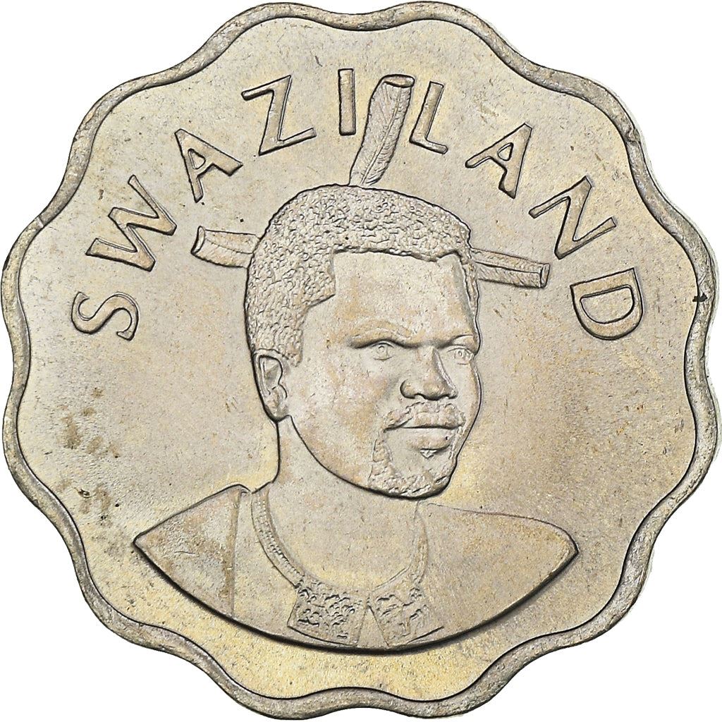 Eswatini | 5 Cents Coin | King Mswati III | Arum Lily | KM48 | 1995 - 2010