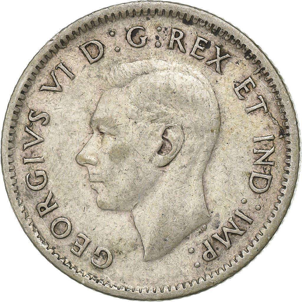 Canada | 10 Cents Coin | Silver | KM:34 | 1937-1947