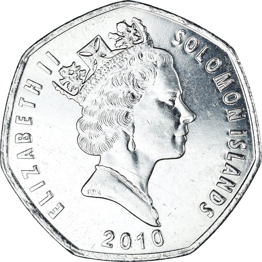 Salomonøerne | 1 Dollars Mønt | Elizabeth II | Nusu-Nusu | Havets Ånd | KM:72a | 2008 - 2010