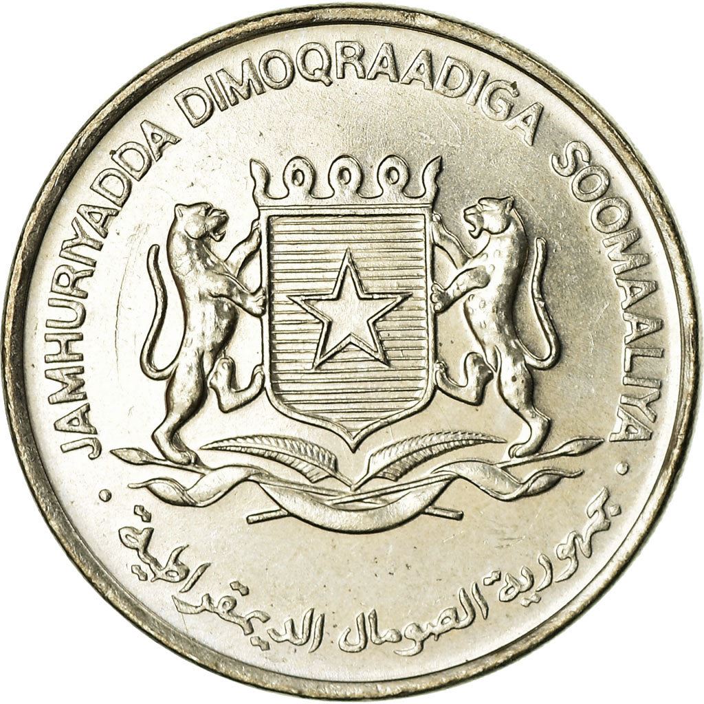 Somalia | 50 Senti Coin | FAO | Corn | Banana | Orange | Grain | Km:26 | 1976