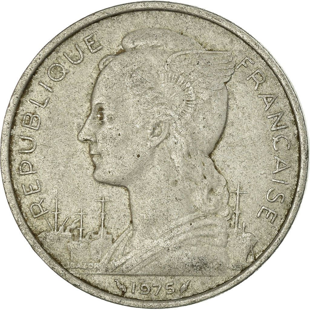 Afars and Issas | 5 Francs Coin | Marianne | Lyre Antelope | Km:14 | 1968 - 1975