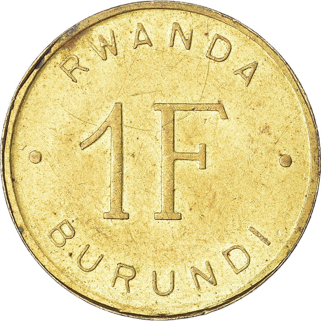 Rwanda-Burundi | 1 Franc Coin | Lion | Km:1 | 1960 - 1964