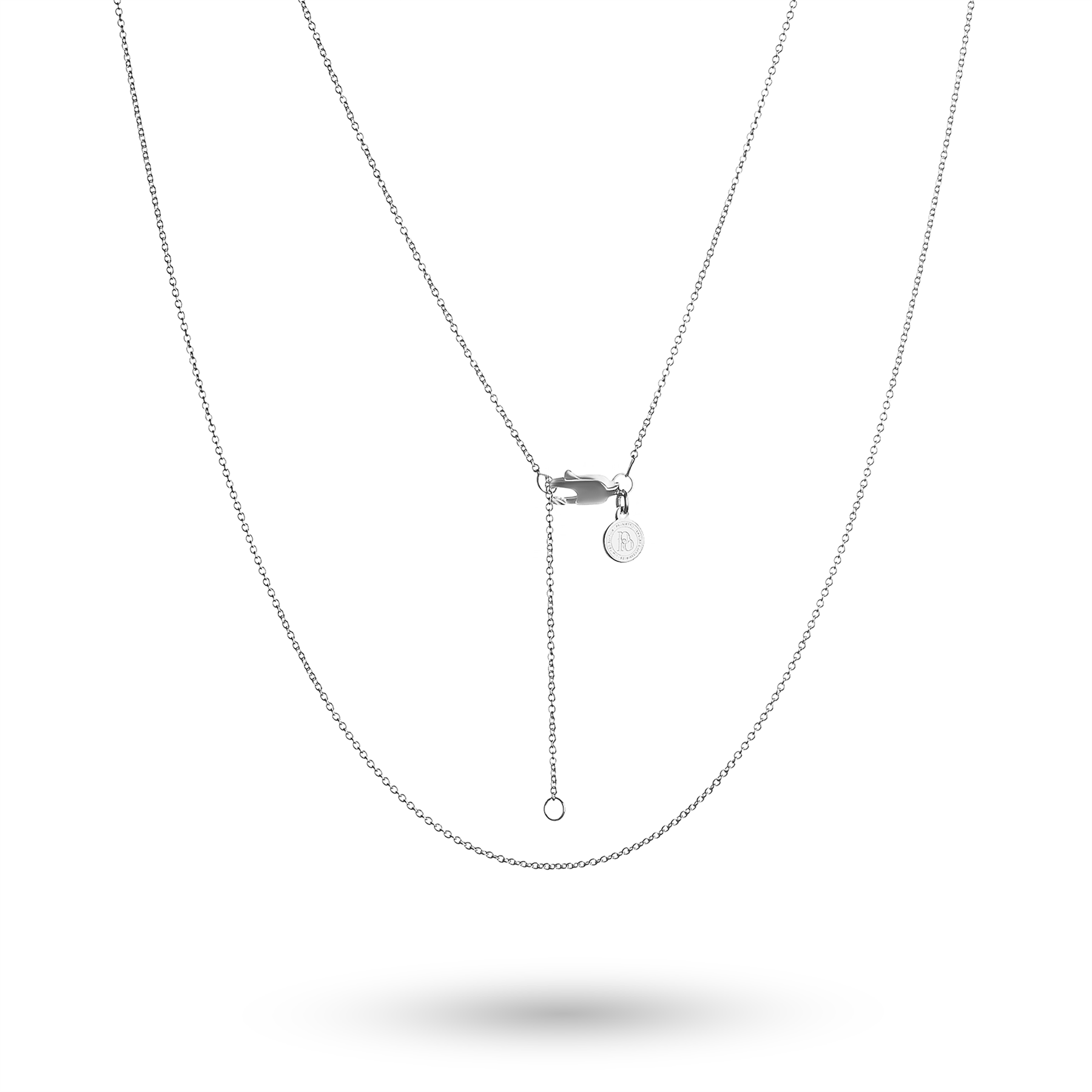 Italian Coin Necklace | Medallion Pendant Jewelry | Rhodium Plated 50 Lira | 1990 - 1995