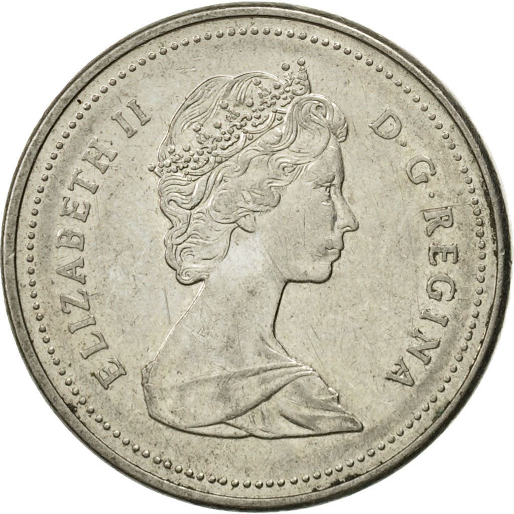 Kanada | 5-Cent-Münze | Kupfer-Nickel | 2. Porträt; Kupfer-Nickel | KM:60.2a | 1982-1989