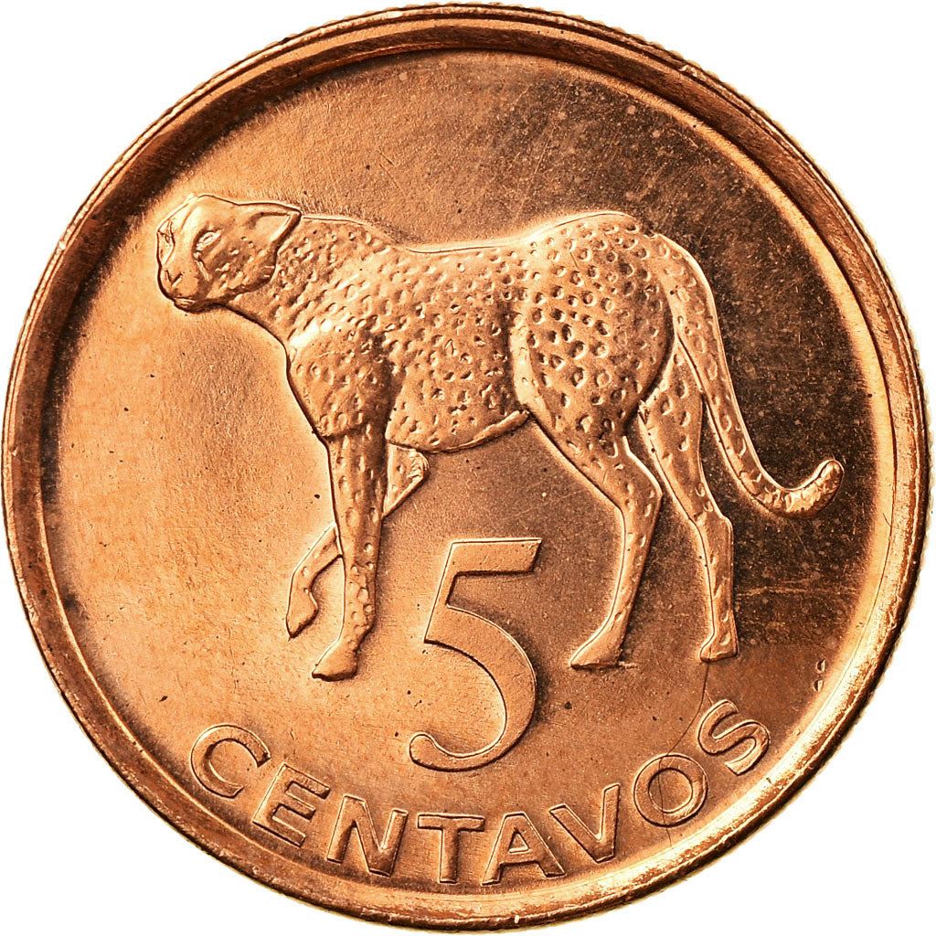 Mozambique 5 Centavos Coin | Cheetah | KM133 | 2006