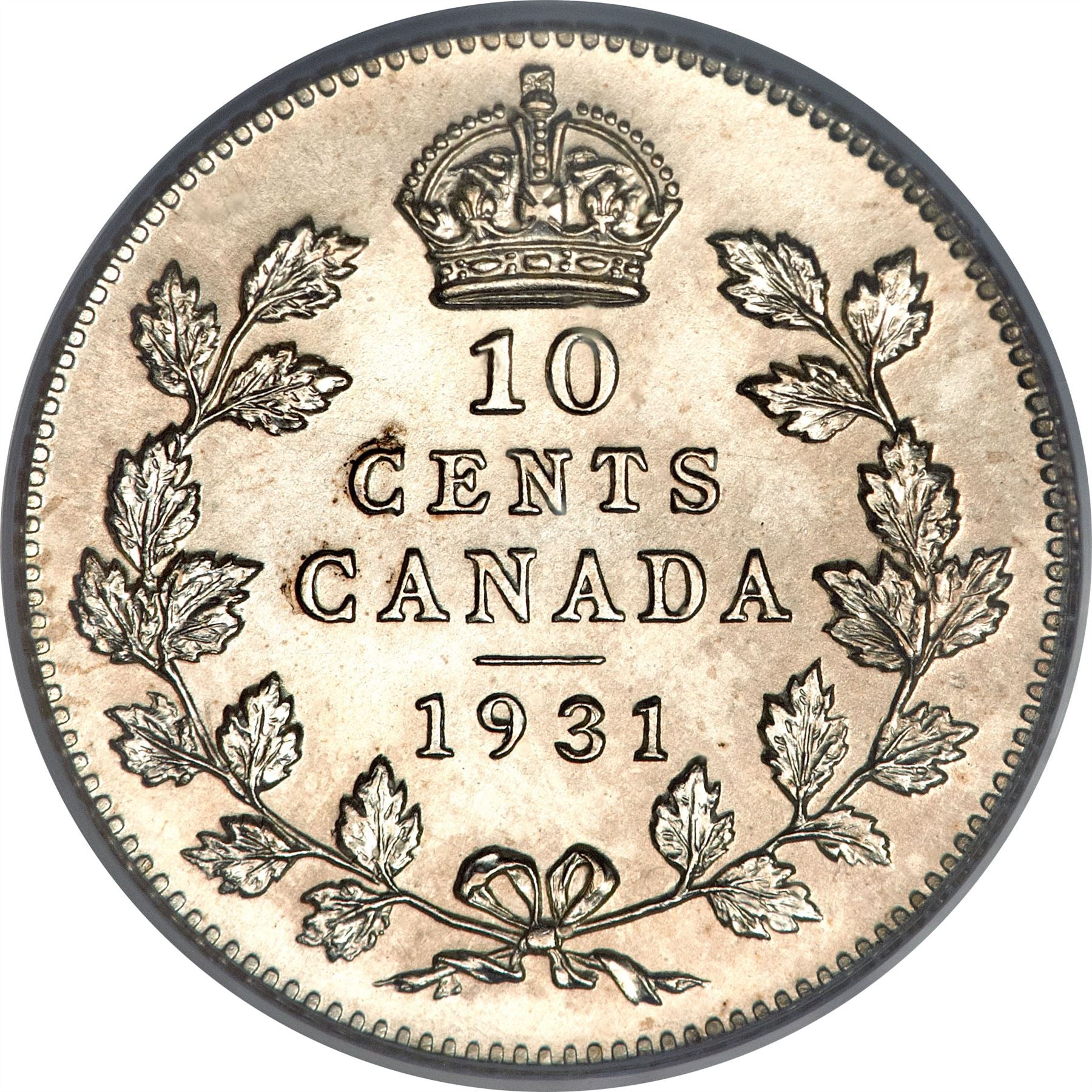 Canada 10 Cents Coin | King George V | KM23a | 1920 - 1936