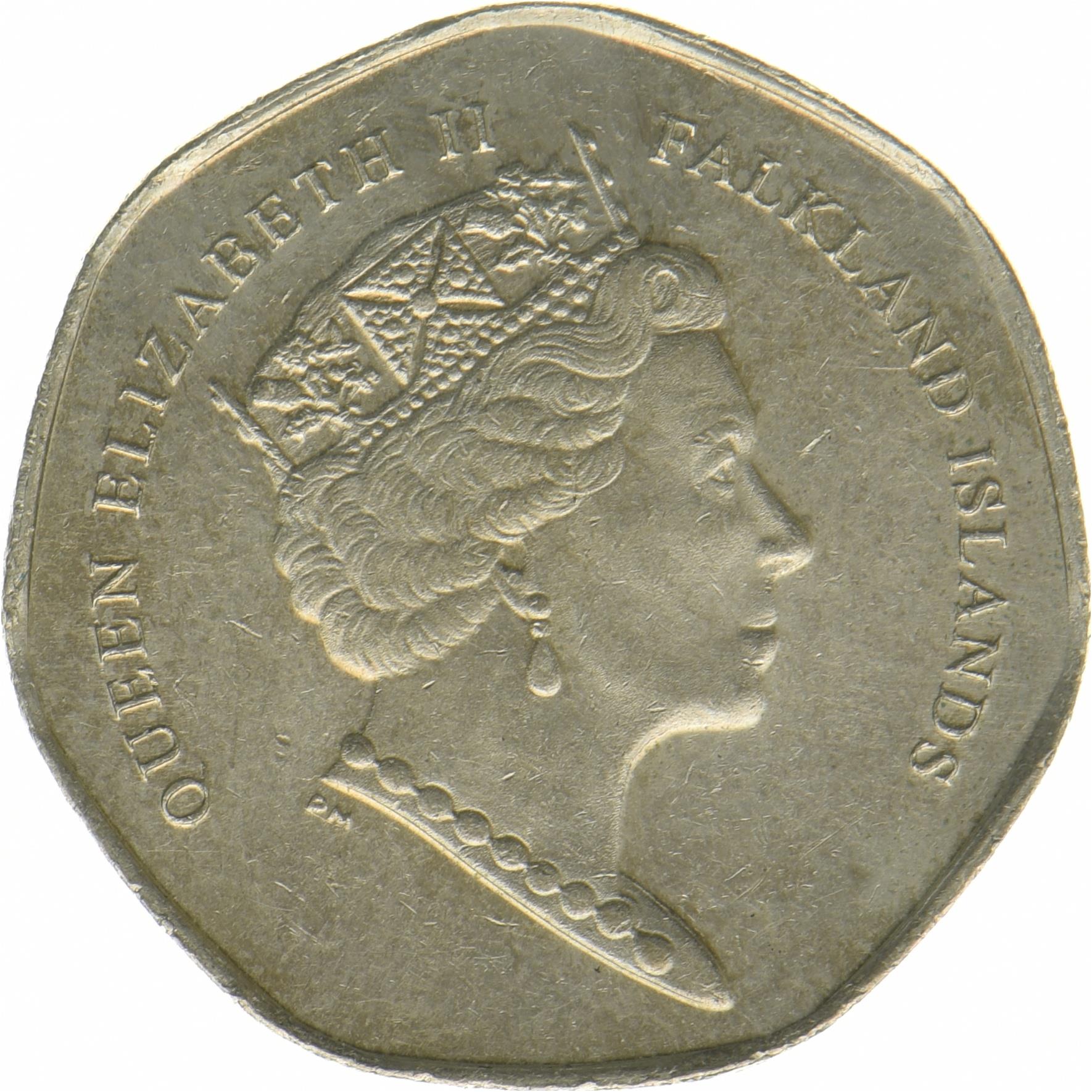 Falklandsöarna | 20 Pence Mynt | Får | KM:203 | 2019 - 2021