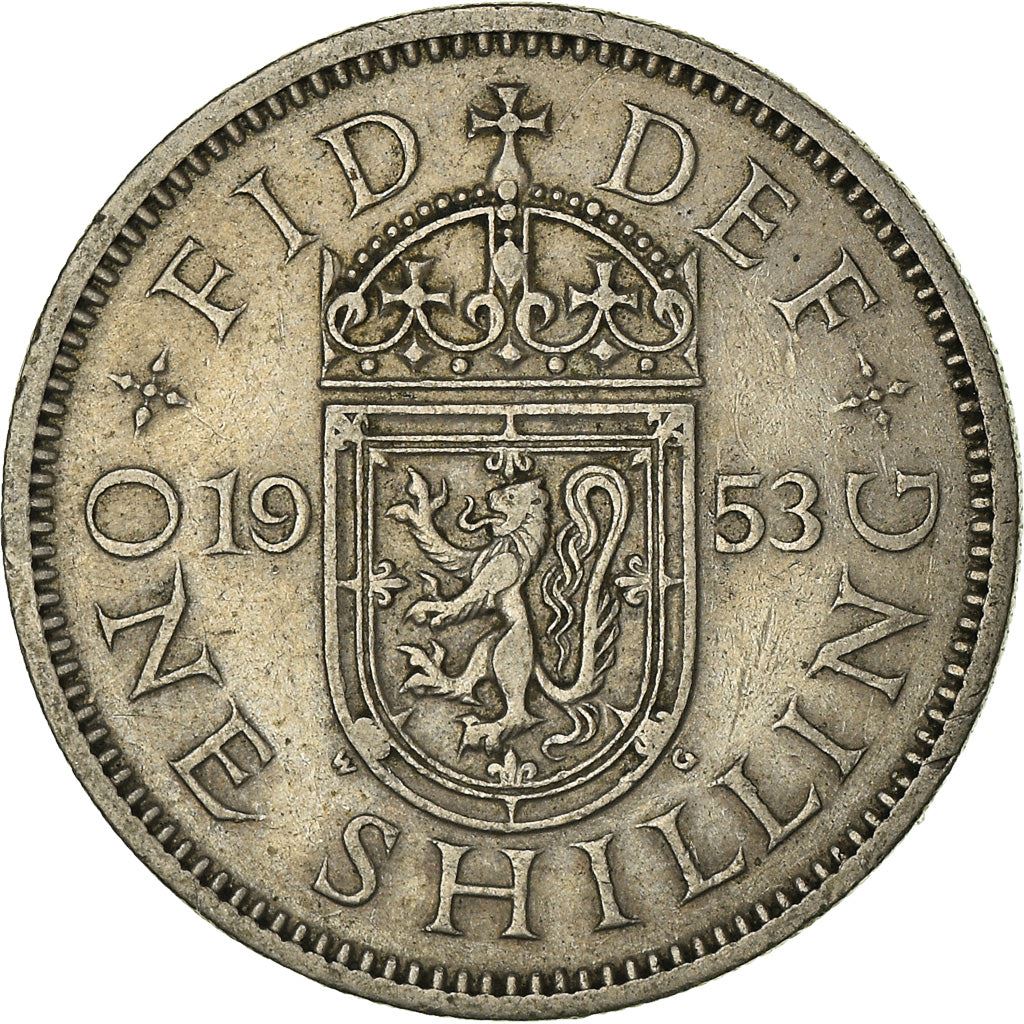 United Kingdom | 1 Shilling Coin | Elizabeth II | Km:891 | 1953