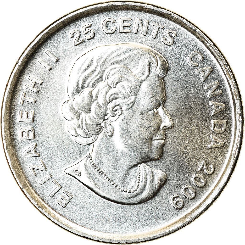 Canada | 25 Cents Coin | Nickel plated steel | Cindy Klassen | KM:1065 | 2009