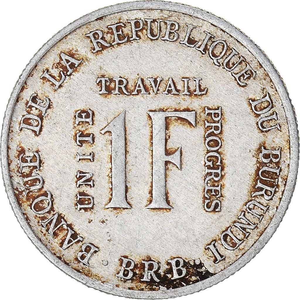 Burundi | 1 Franc Coin | Rising sun | Km:18 | 1970