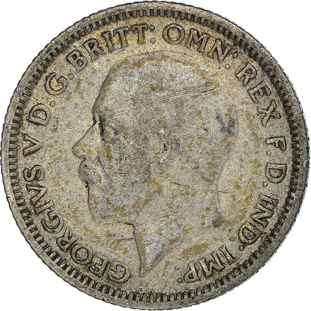 United Kingdom | 6 Pence Coin | George V | KM:832 | 1927 - 1936