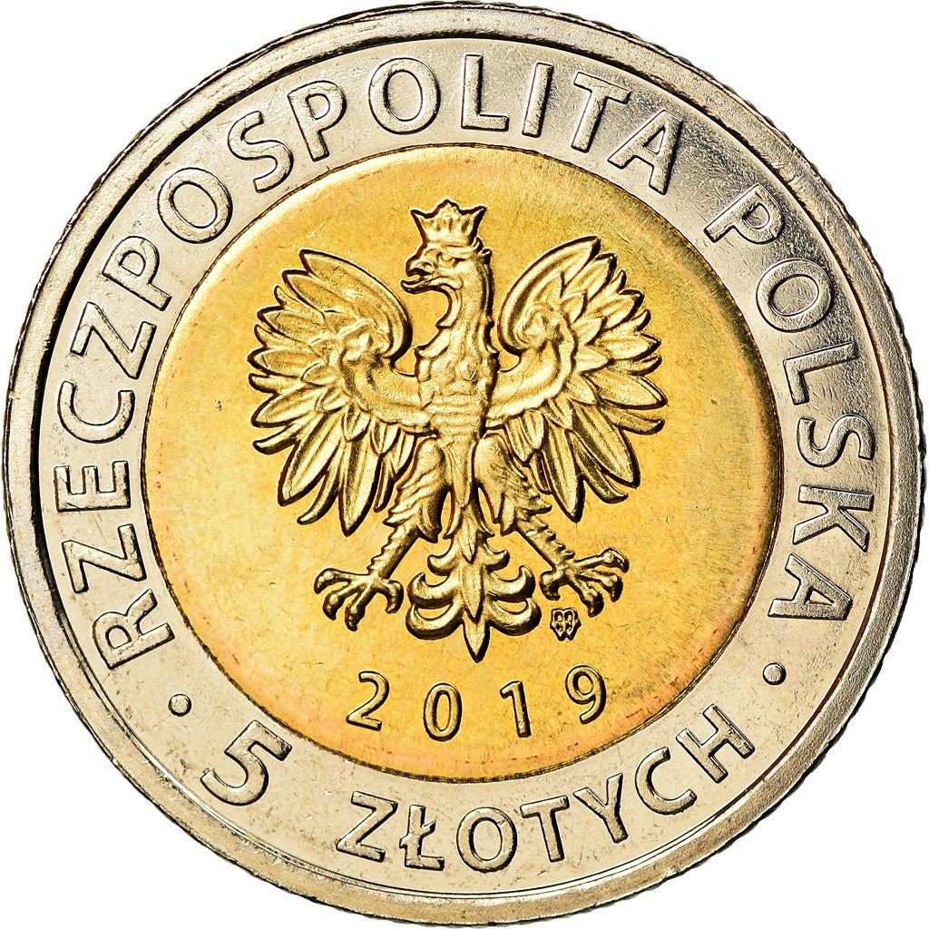 Polen | 5 Zloty Mønt | Befrielsesbakken | År: 1031 | 2019