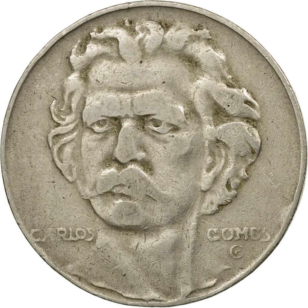 Brazil | 300 Reis Coin | Harp | Km:538 | 1936 - 1938