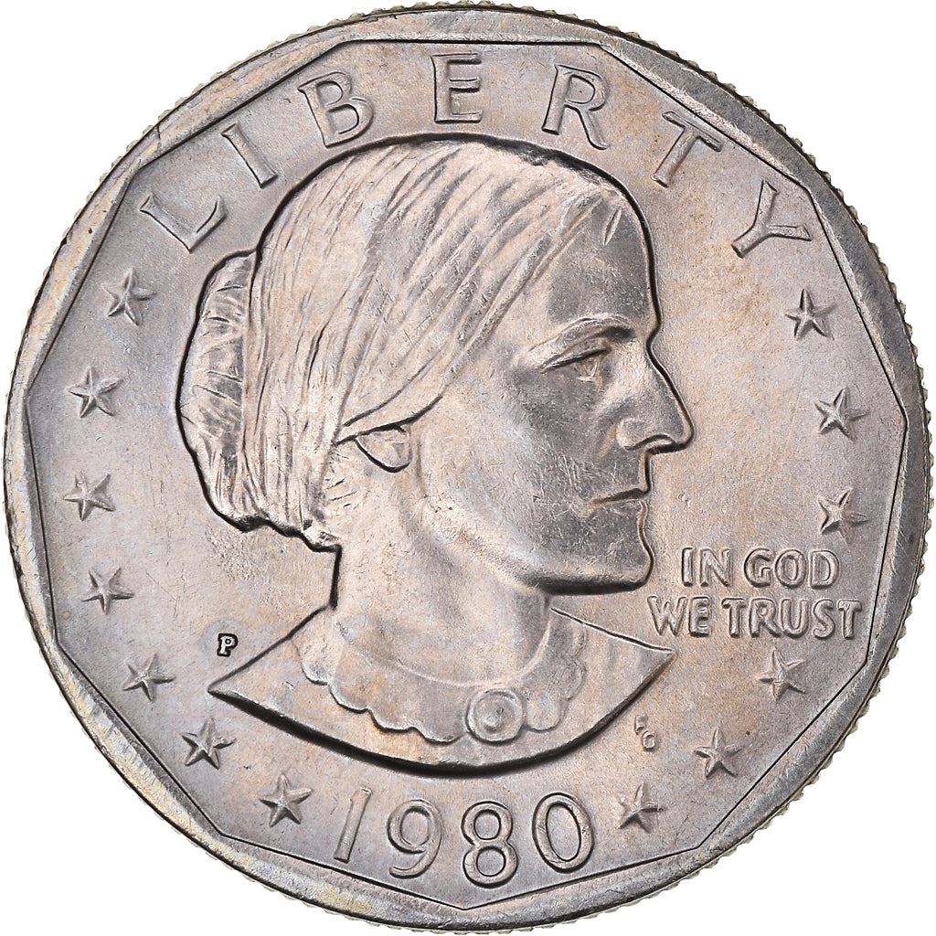 United States | 1 Dollar Coin | Susan B. Anthony | KM:207 | 1979 - 1999