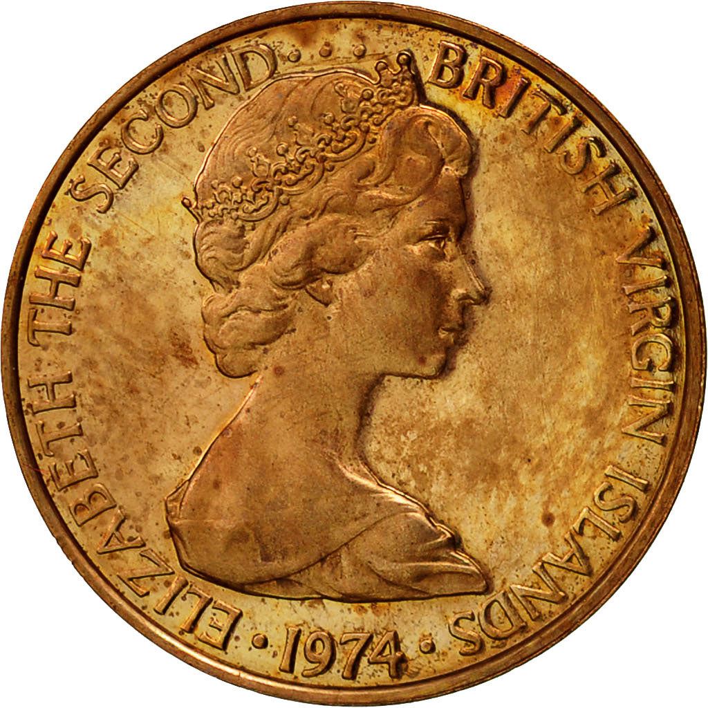 British Virgin Islands | 1 Cent Coin | Hummingbirds | Km:1 | 1973 - 1984