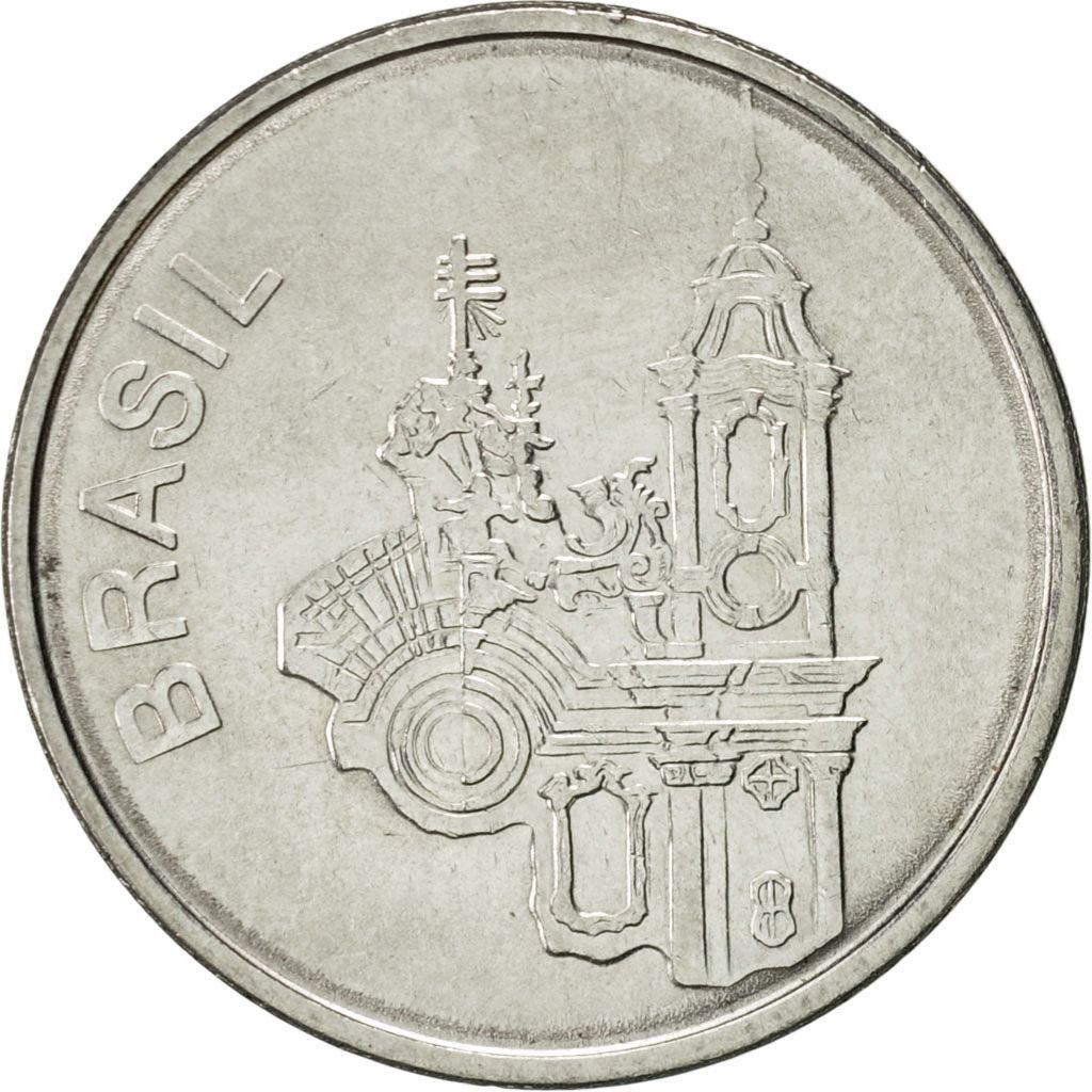 Brazil | 20 Cruzeiros Coin | Church of Saint Francis | Km:593 | 1985 - 1986