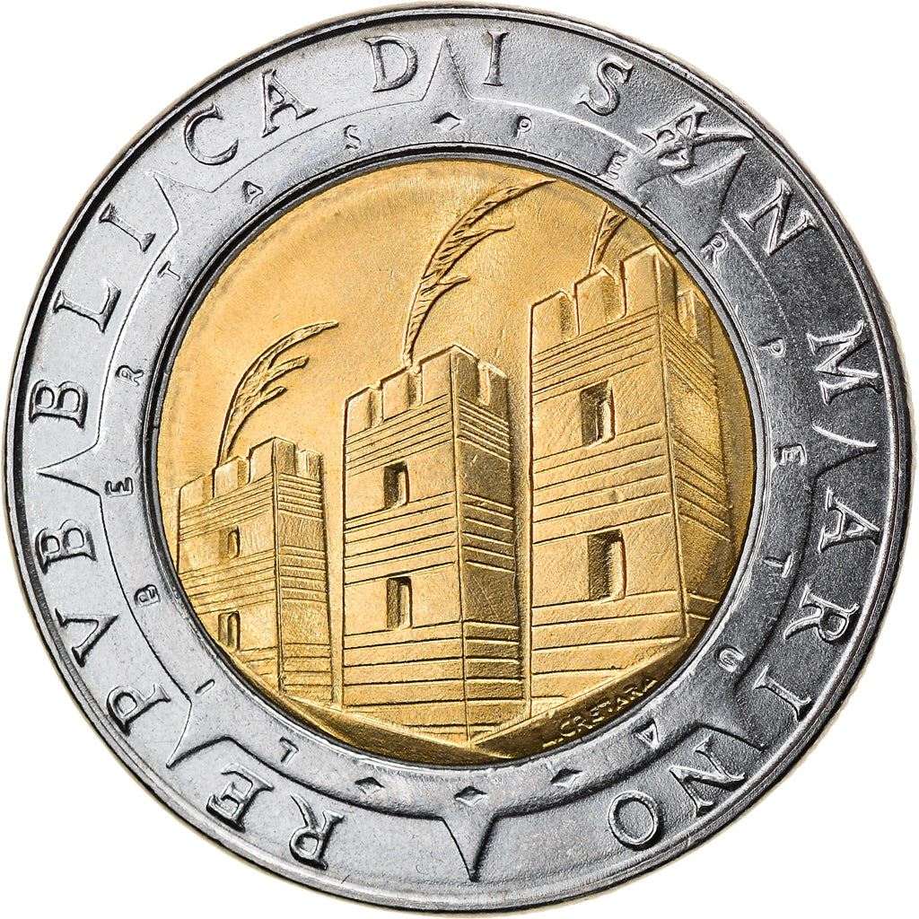 San Marino | 500 Lire Coin | Columbus | Km:286 | 1992