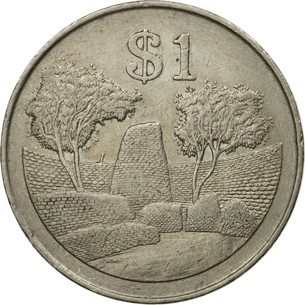 Zimbabwe | 1 Dollar Coin | National Monument | Km:6 | 1980 - 1997