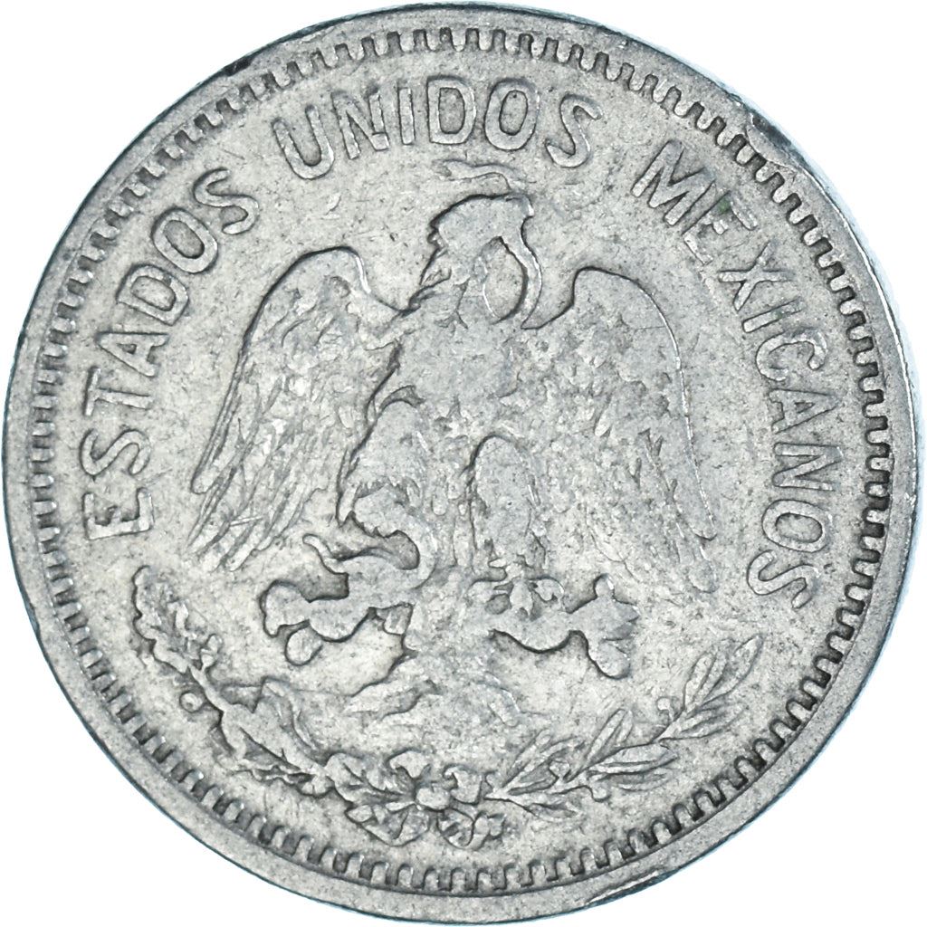 Mexico | 5 Centavos Coin | Nickel | Coat of Arms | Km:421 | 1905 - 1914