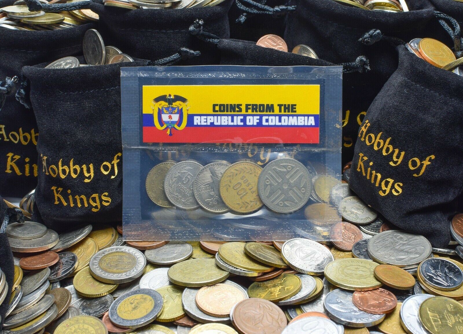 5 Mixed Coins From Colombia | Centavos - Pesos | 1959 - 2017