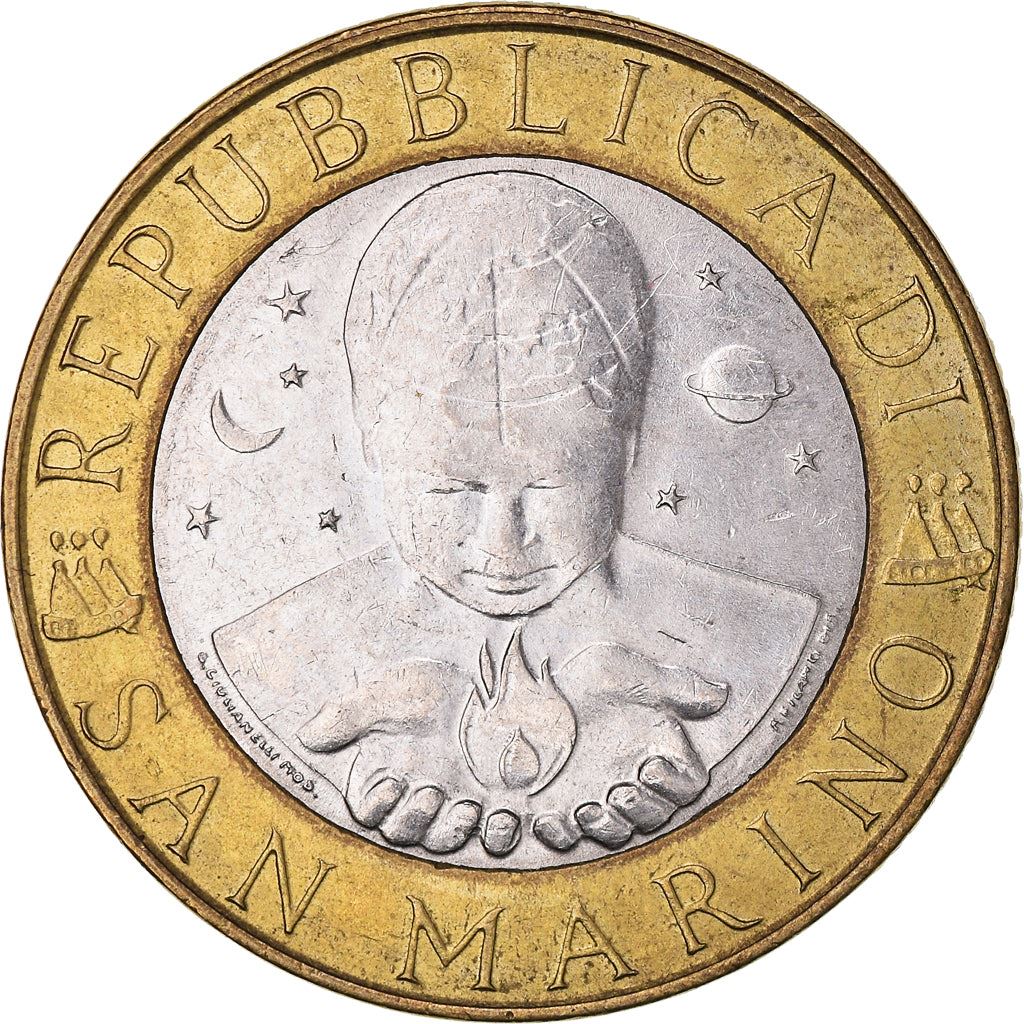 San Marino | 1000 Lire Coin | Barn Swallow | Km:405 | 2000