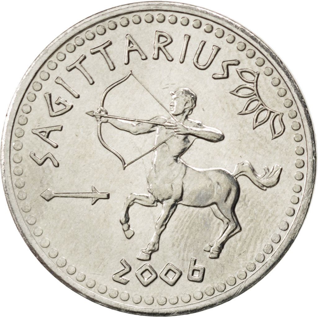 Somaliland | 10 shilling-mønt | Skytten | Rustfrit stål | KM:17 | 2006