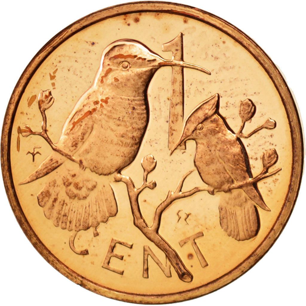 British Virgin Islands | 1 Cent Coin | Hummingbirds | Km:1 | 1973 - 1984