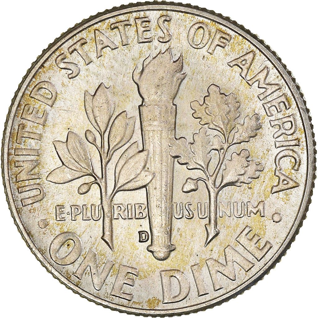 Vereinigte Staaten | 1 Dime Münze | Franklin D. Roosevelt | KM:195 | 1946 - 1964