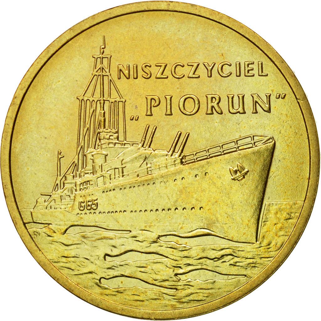 Poland | 2 Zlotys Coin | Lekki krążownik | Y:841 | 2012