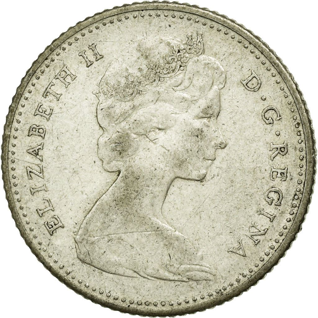 Canada | 10 Cents Coin | Silver | 2nd portrait | KM:61 | 1965-1966