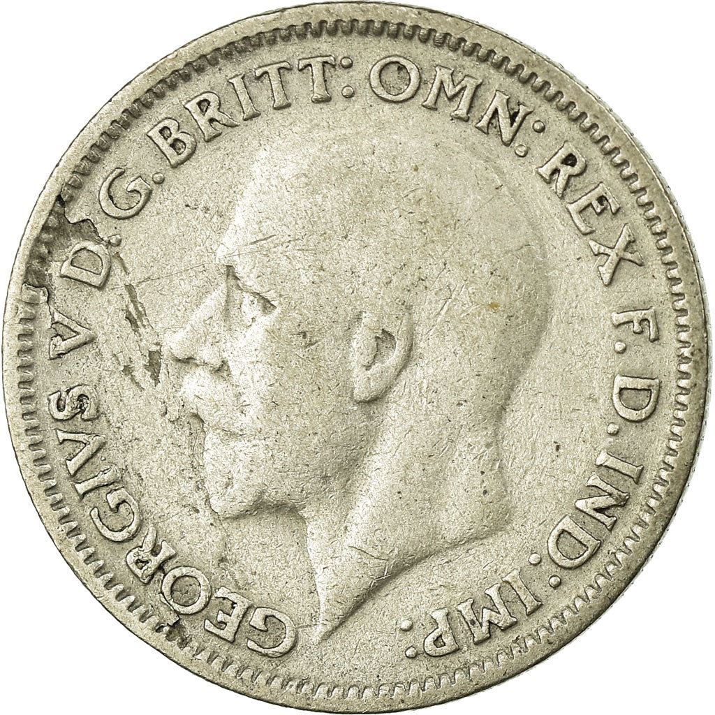 United Kingdom | 6 Pence Coin | George V | KM:832 | 1927 - 1936
