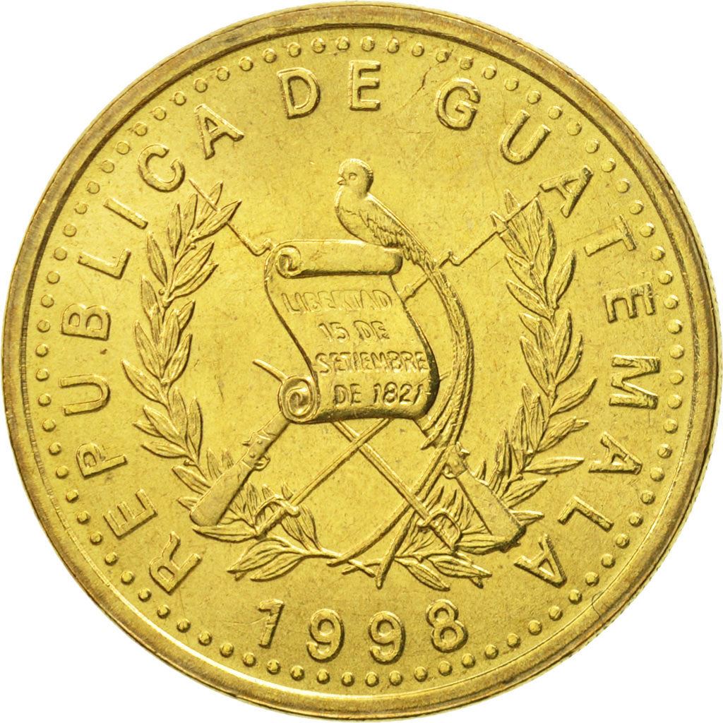 Guatemala | 50 Centavos Coin | Orchid | Km:283 | 1998 - 2007